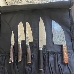 Japanese Chef Knives And Serbian Style Cleaver 