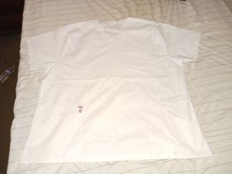 Unisex White Scrub Set