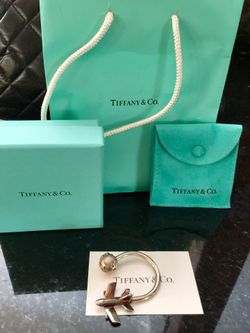 Tiffany & Co. Sterling Silver Keychain. New.