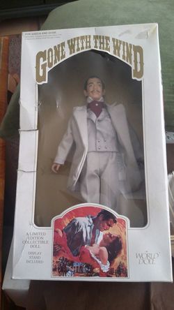 Rhett Butler, Gone with the Wind, Doll and Collector Plate.