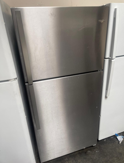 Whirlpool Top Mount Fridge Stainless Steel Energy Efficient