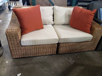 New 2pc outdoor patio furniture loveseat tax included
