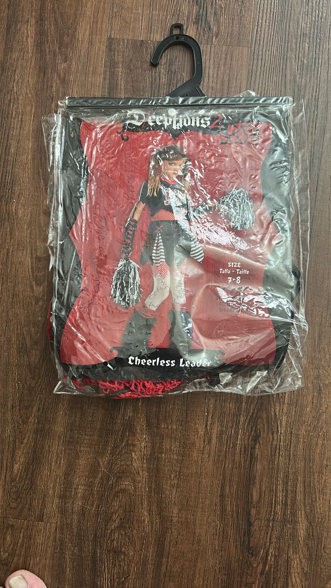 Deceptions Kids Size 7-8 Cheerleader Costume Halloween 
