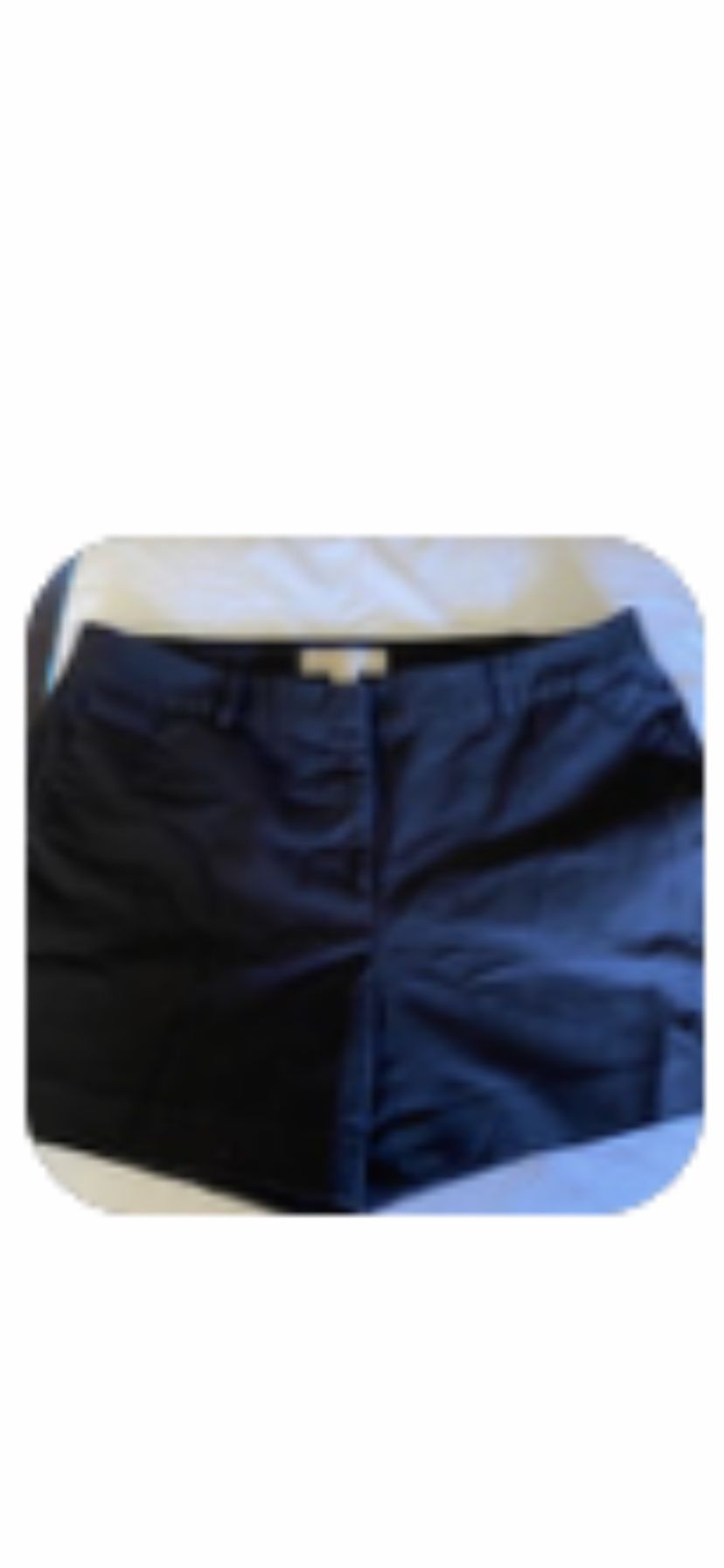 Michael kors sz10 black stretch shorts