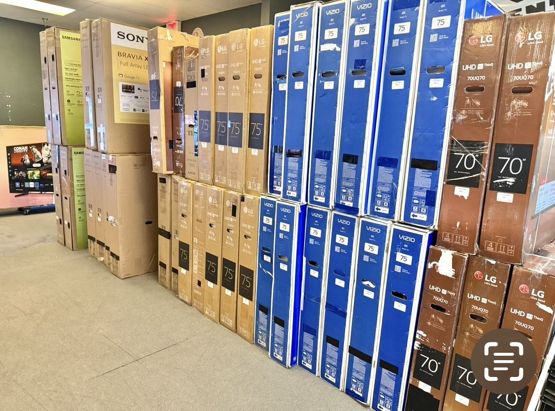 Tv 50-86 $55 Down On Finacing Free Delivery 6 Month Warranty. $269-$1498