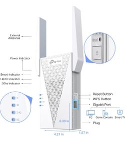 TP-Link AX3000 WiFi 6 Dual-Band Range Extender