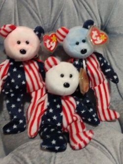 Ty Spangle Beanie Bears