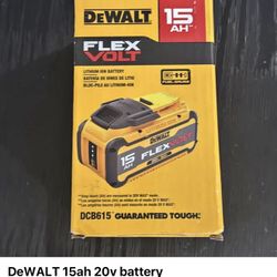 DeWALT 15ah 20v battery