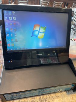 All in one touch screen pos system