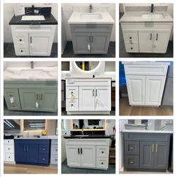 Bathroom Vanity | Full Range of Sizes: 24, 30, 36, 42, 48, 54, 60, and 72 inches