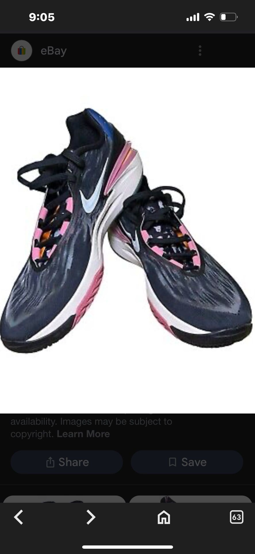 ENDED Nike Air Zoom GT Cut 2 Black Desert Berry Mens Sneaker Size 12