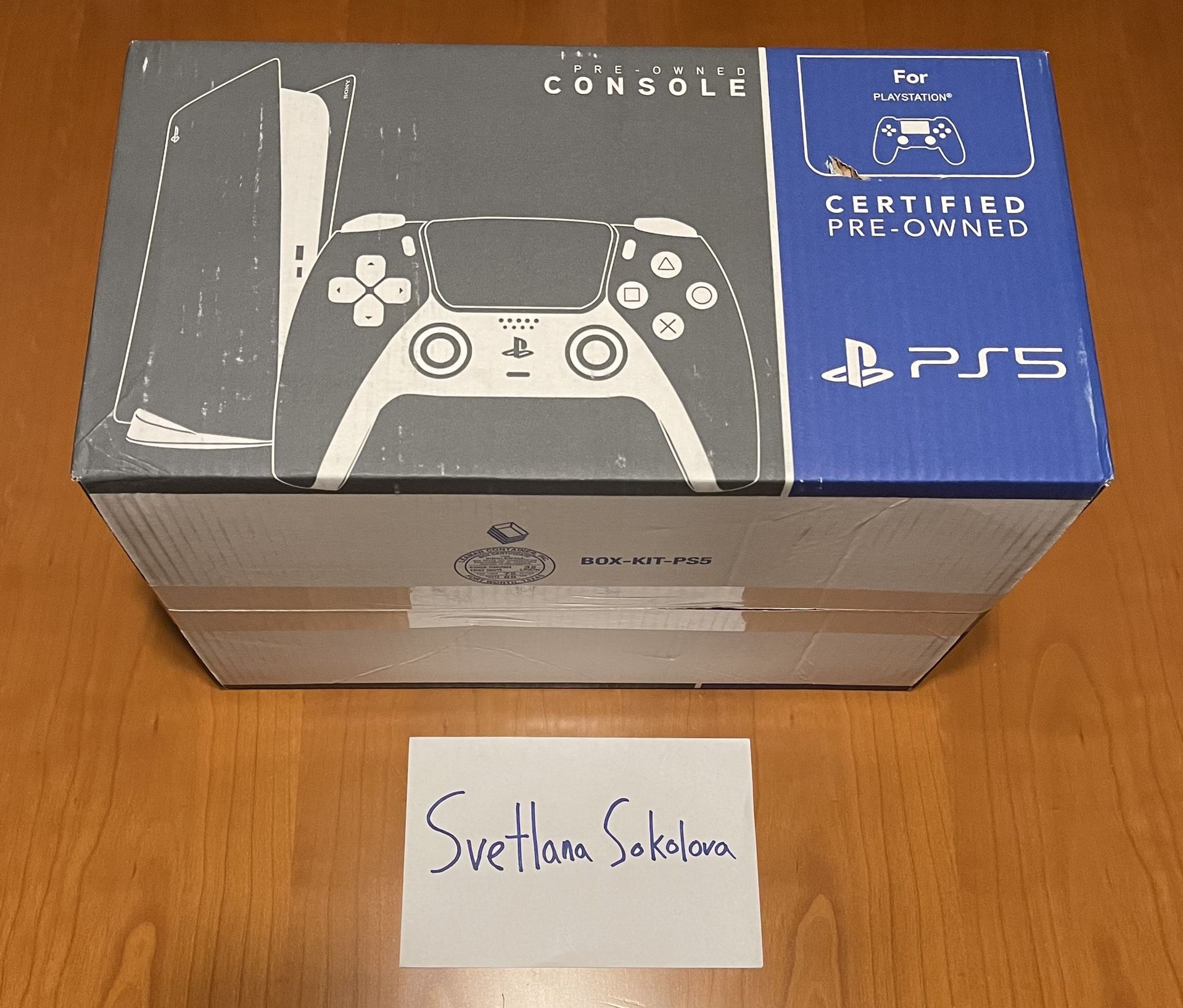 Sony PlayStation 5 (PS5) Blu-Ray Disc Standard Edition GameStop Certified Refurbished Console