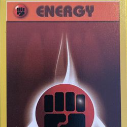 Pokemon Basic ENERGY Fighting Energy