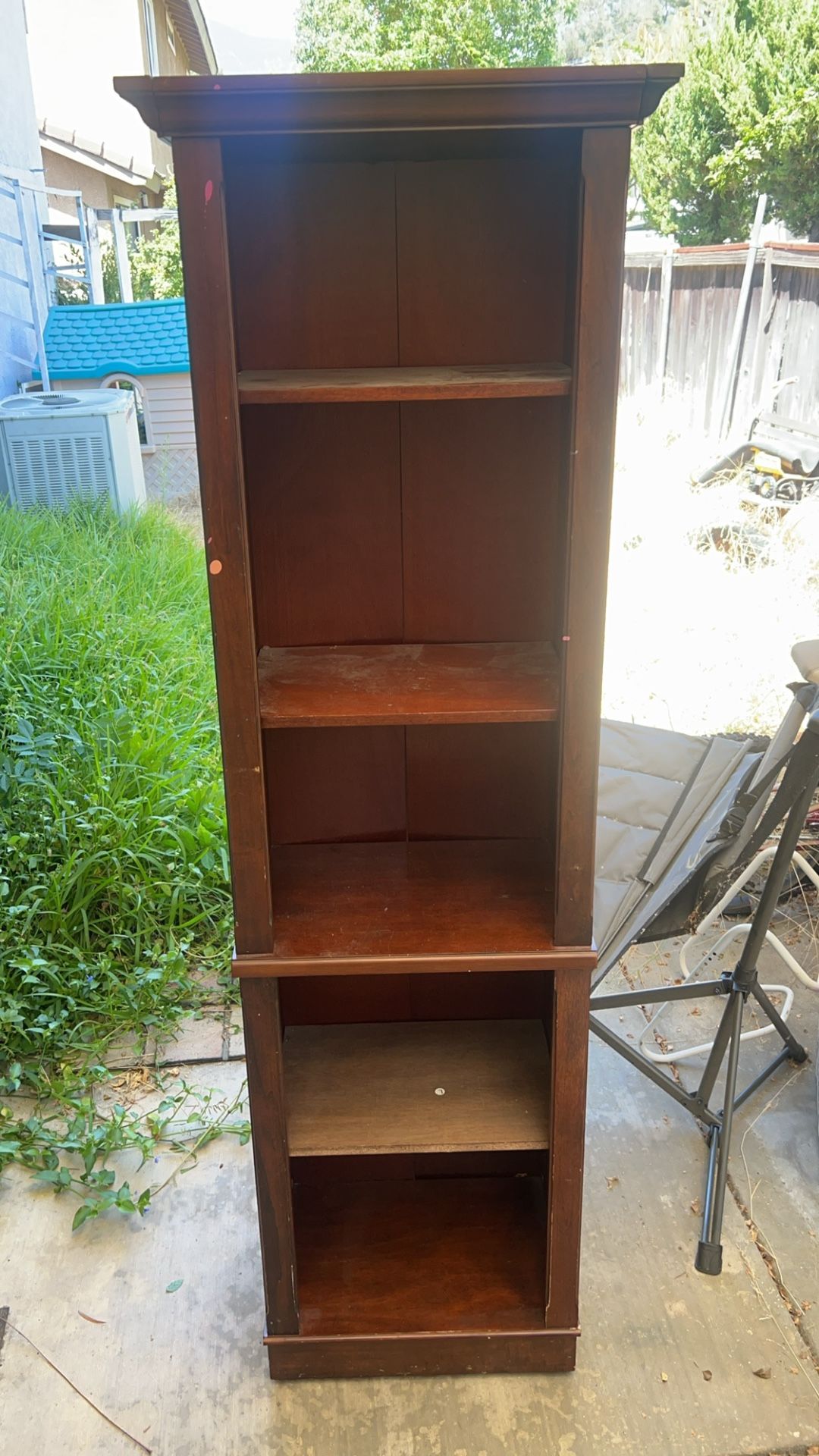 Dark Wood Bookcase
