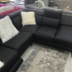Black sectional