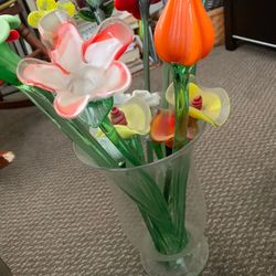 Glass Flower Bouquet