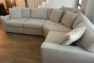 Macy's Radley Heavenly Cinder Sectional Couch