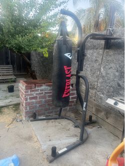 Everlast punching bag with stand
