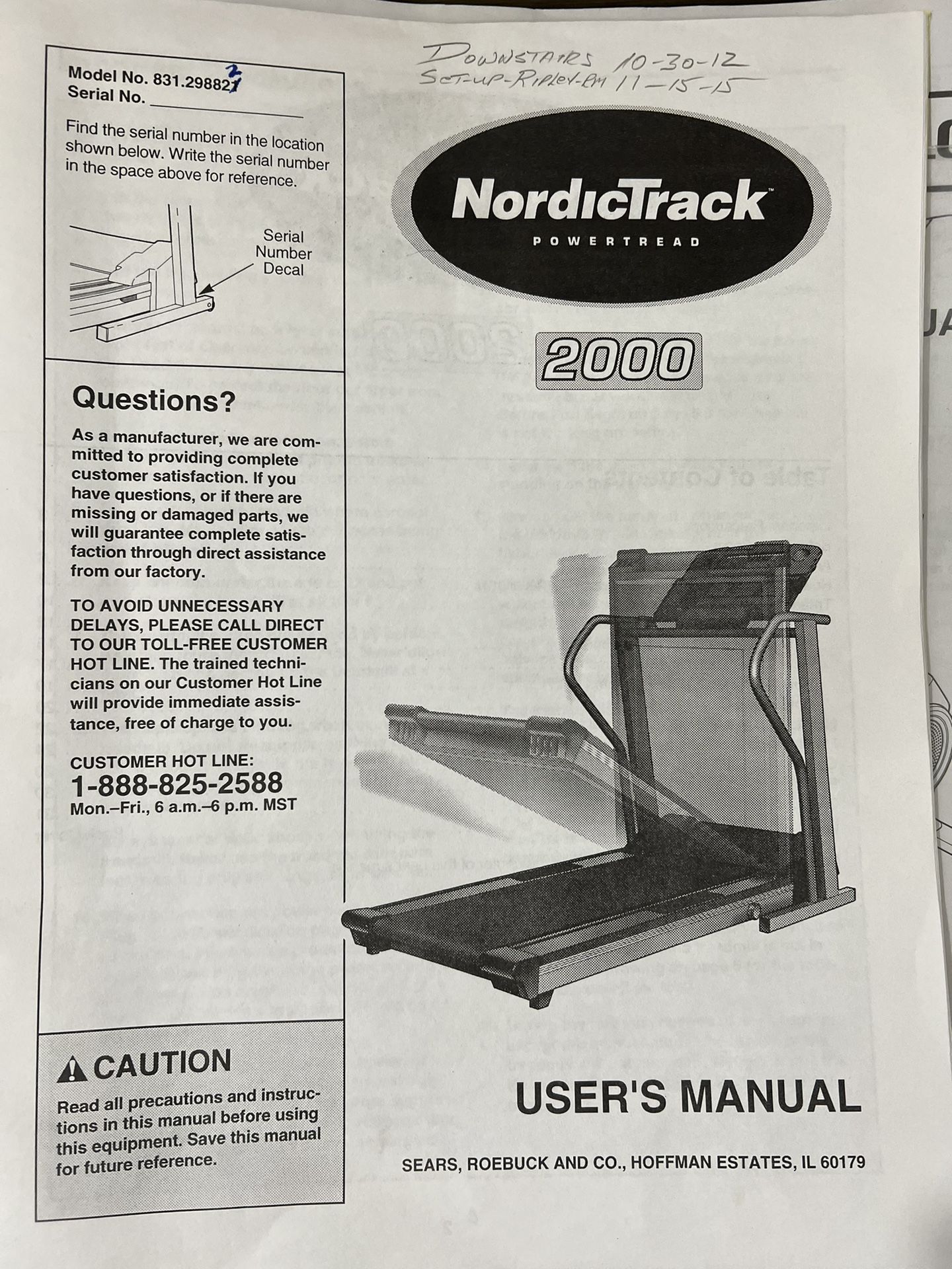 NordicTrack Powertread 2000 Treadmill Excellent Condition for Sale in Long Beach CA OfferUp