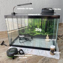 20g Fish Tank with accessories 