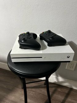 Xbox One S Console with Two Controllers