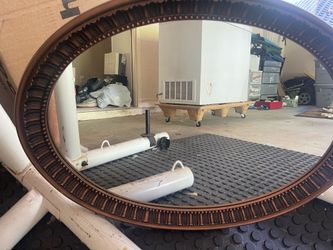 Oval mirror $5