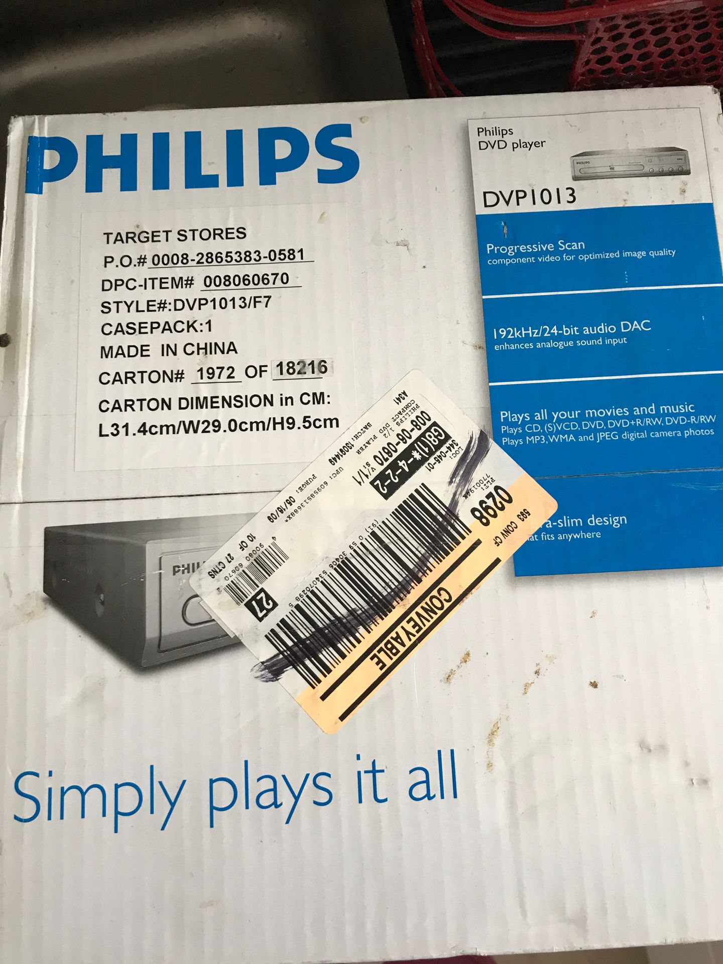 Phillips DVD PLAYER