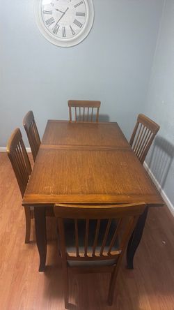 Table and chairs