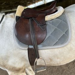 15" English All Around Saddle
