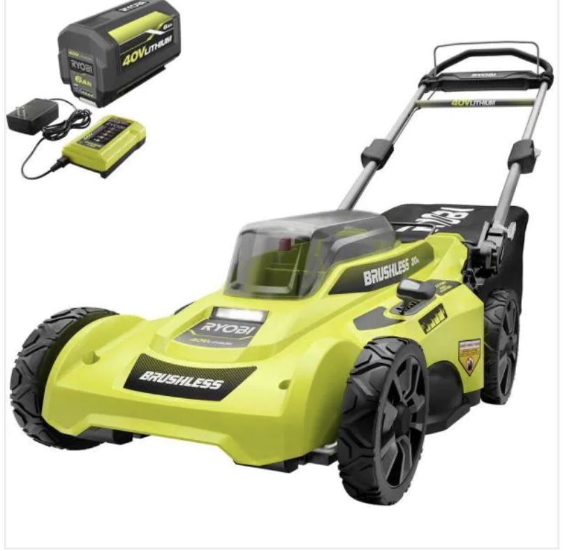 RYOBI 40V Brushless 20in. Cordless Lawn Mower