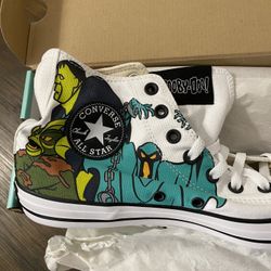 Scooby Doo TV Show Limited Edition Converse Chuck Taylor All Star Sneakers Unisex Men’s 9 / Women’s 11