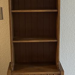 Tall Wood Bookcase