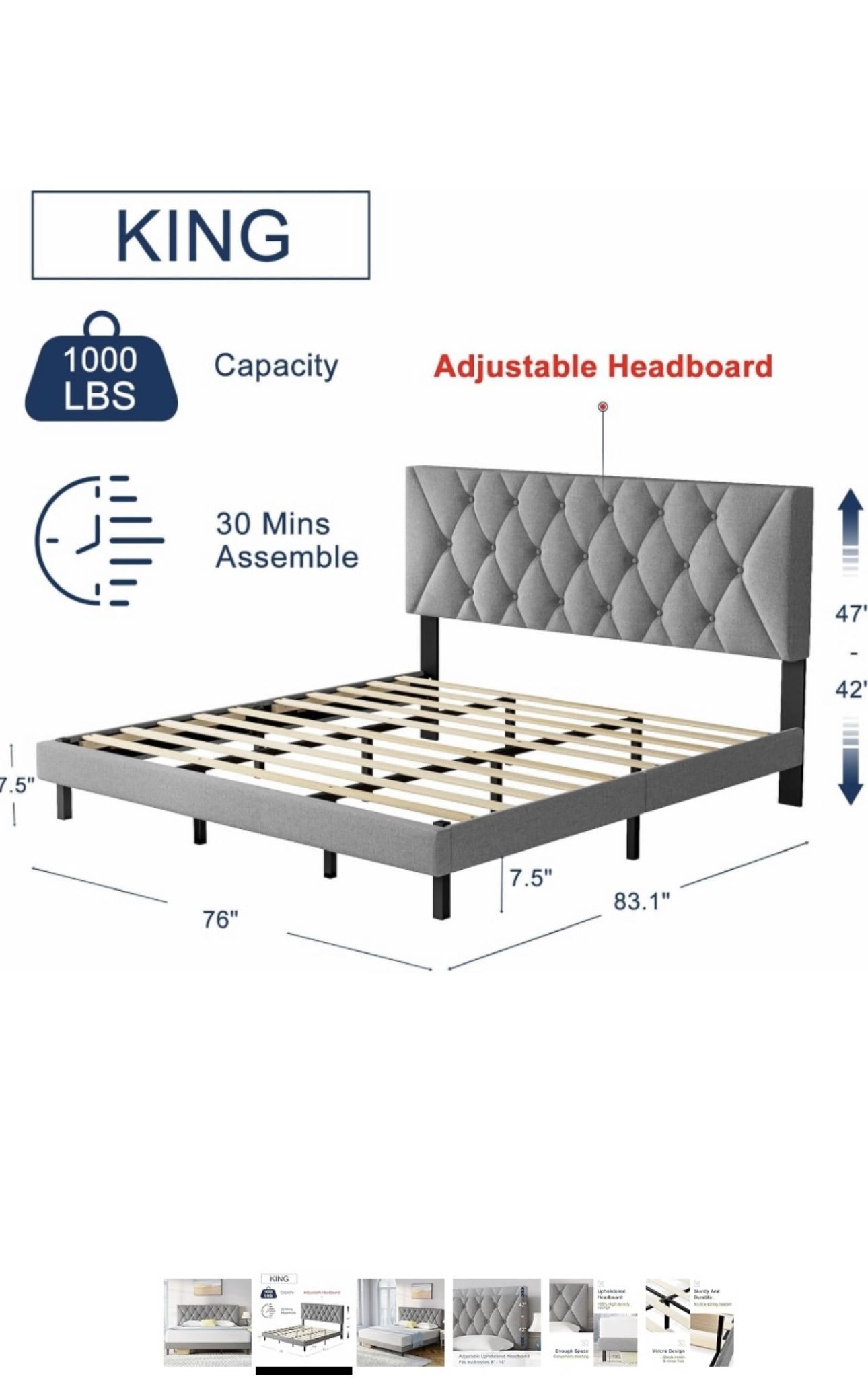 King Bed Frame 