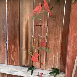 Cardinal Wind Chime 