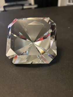 Crystal Diamond Paperweight 