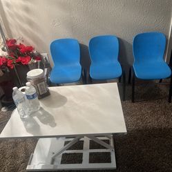 Table On 3 Chair Kids