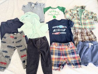 12M - Baby Boy Clothing – 10 Pieces