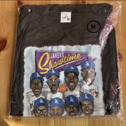 Los Angeles Dodgers Lakers Showtime Reunion T-shirt M size - Brand New