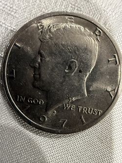 John F Kennedy Half Dollar 1971 D VINTAGE silver COIN