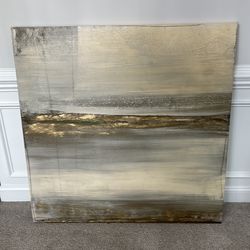 Large canvas painting