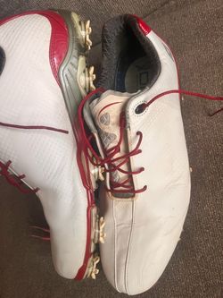 FootJoy Golf Shoes White and Red