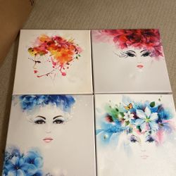 Abstract Women Canvas Prints (4)