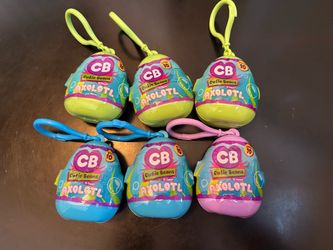 Axolotl Mystery Minis Clip On Blind Egg Lot of (6) 2.5 inch, $10 each