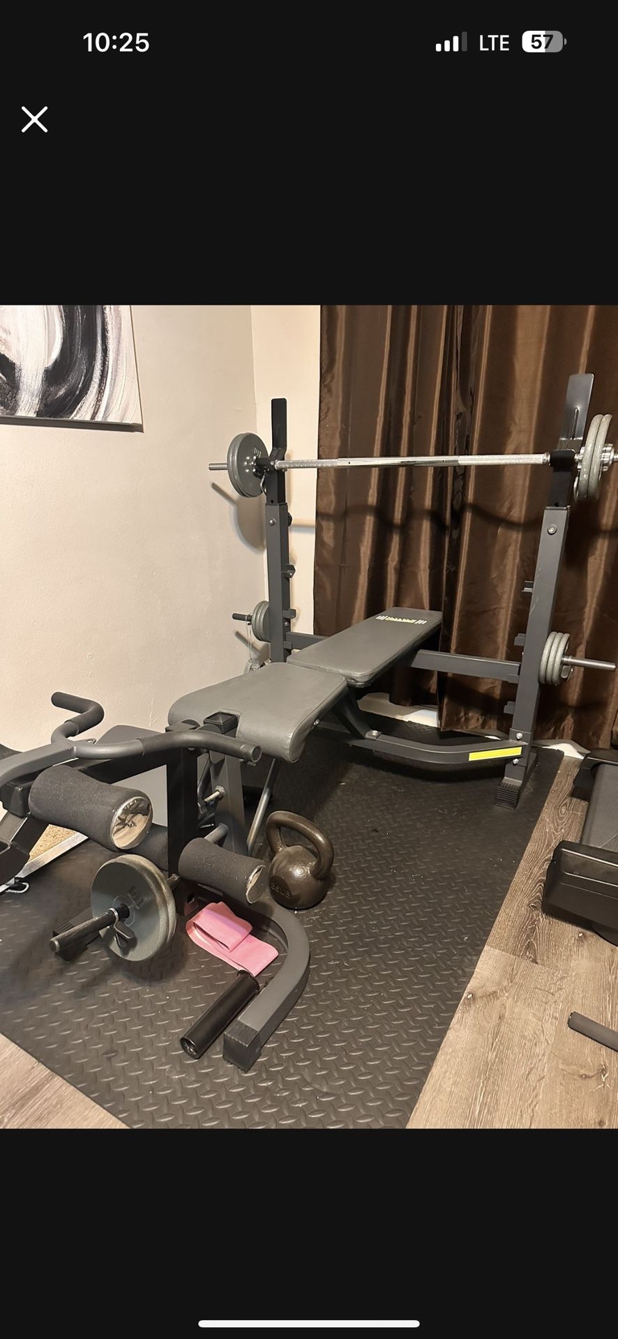 Weight Bench With Arm And Leg Press