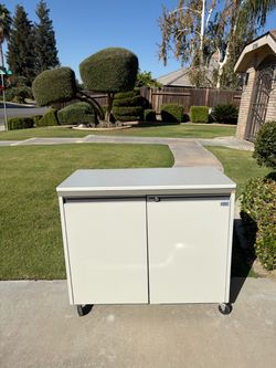 32 inches high x 37 inches long x19 inch deep caninet