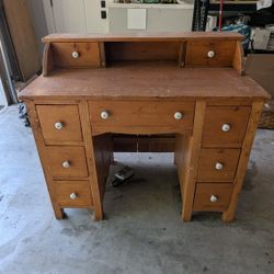 Sturdy Solid Wood Craft Table Or Desk