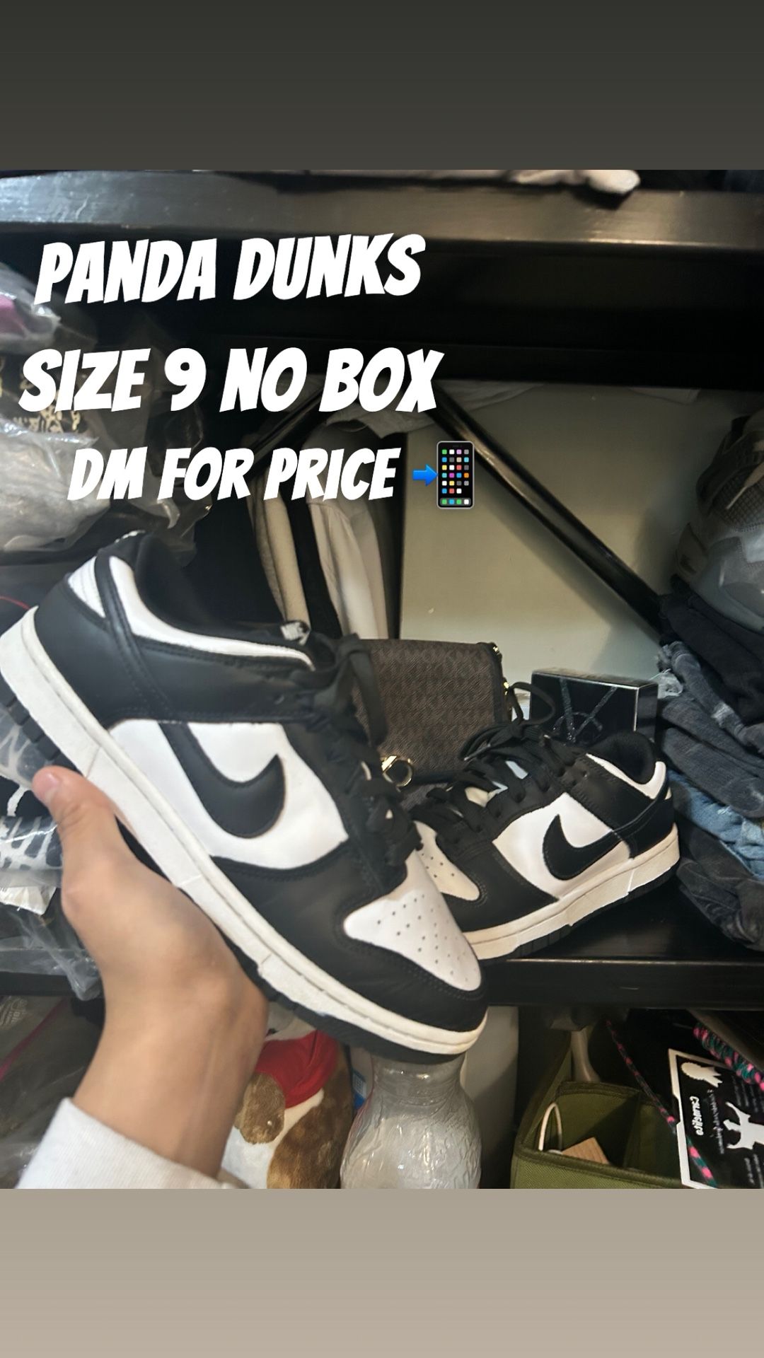 Panda Dunks Size 9 60$ 