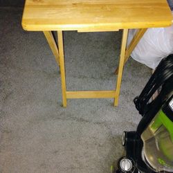 Folding Wooden Tray Table Pickup Only Cash 