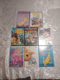 8 Children's DVD's Ex. condition $5