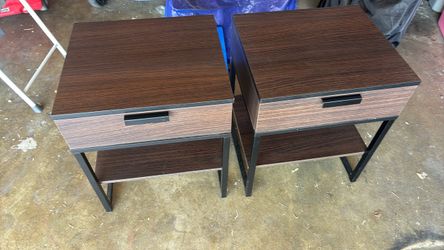 Two bedside tables